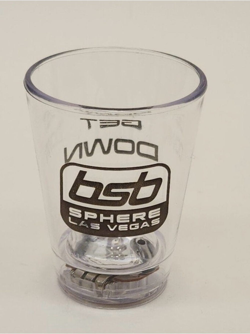New BSB Backstreet Boys Sphere Las Vegas Clear Shot Glass